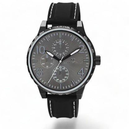 West Coast Jewelry West Coast Jewelry - Traveler 50mm Men's Watch: Black