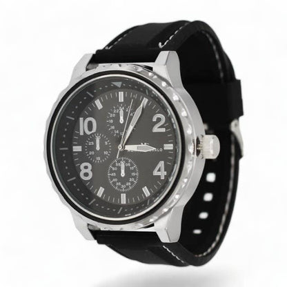 West Coast Jewelry West Coast Jewelry - Traveler 50mm Men's Watch: Black