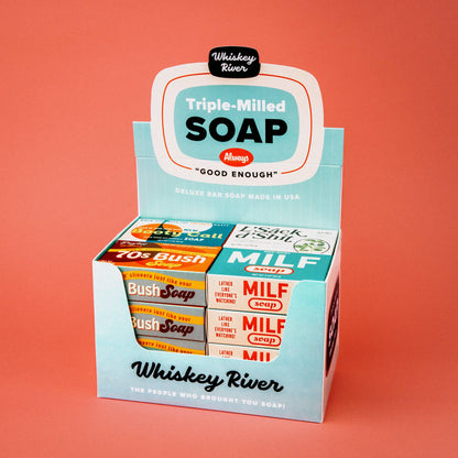 Whiskey River Soap Co. Whiskey River Soap Co. - 70s Bush Triple Milled Boxed Bar Soap | Funny Soap |Fun Gift