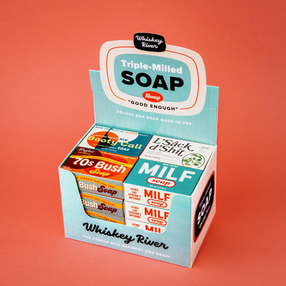 Whiskey River Soap Co. Whiskey River Soap Co. - 70s Bush Triple Milled Boxed Bar Soap | Funny Soap |Fun Gift