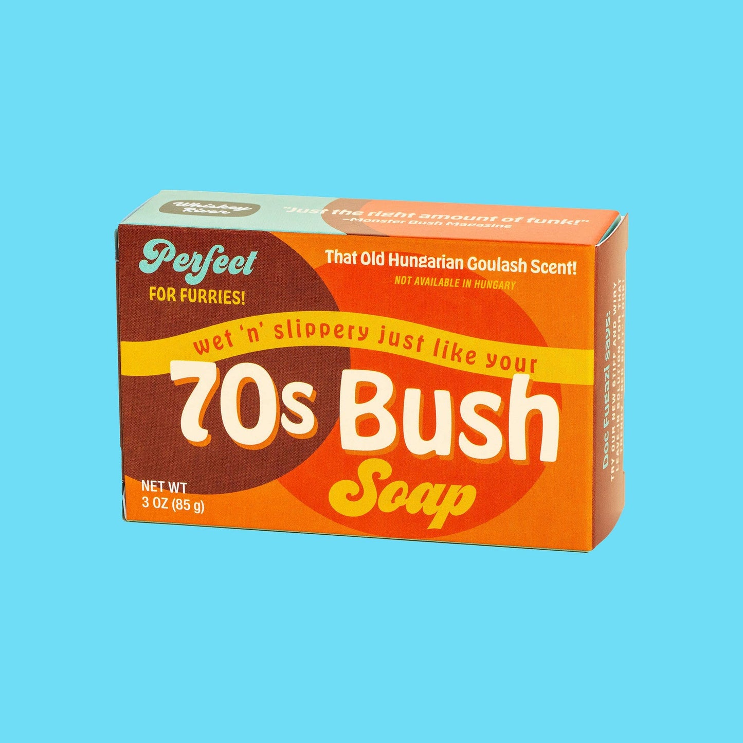 Whiskey River Soap Co. Whiskey River Soap Co. - 70s Bush Triple Milled Boxed Bar Soap | Funny Soap |Fun Gift