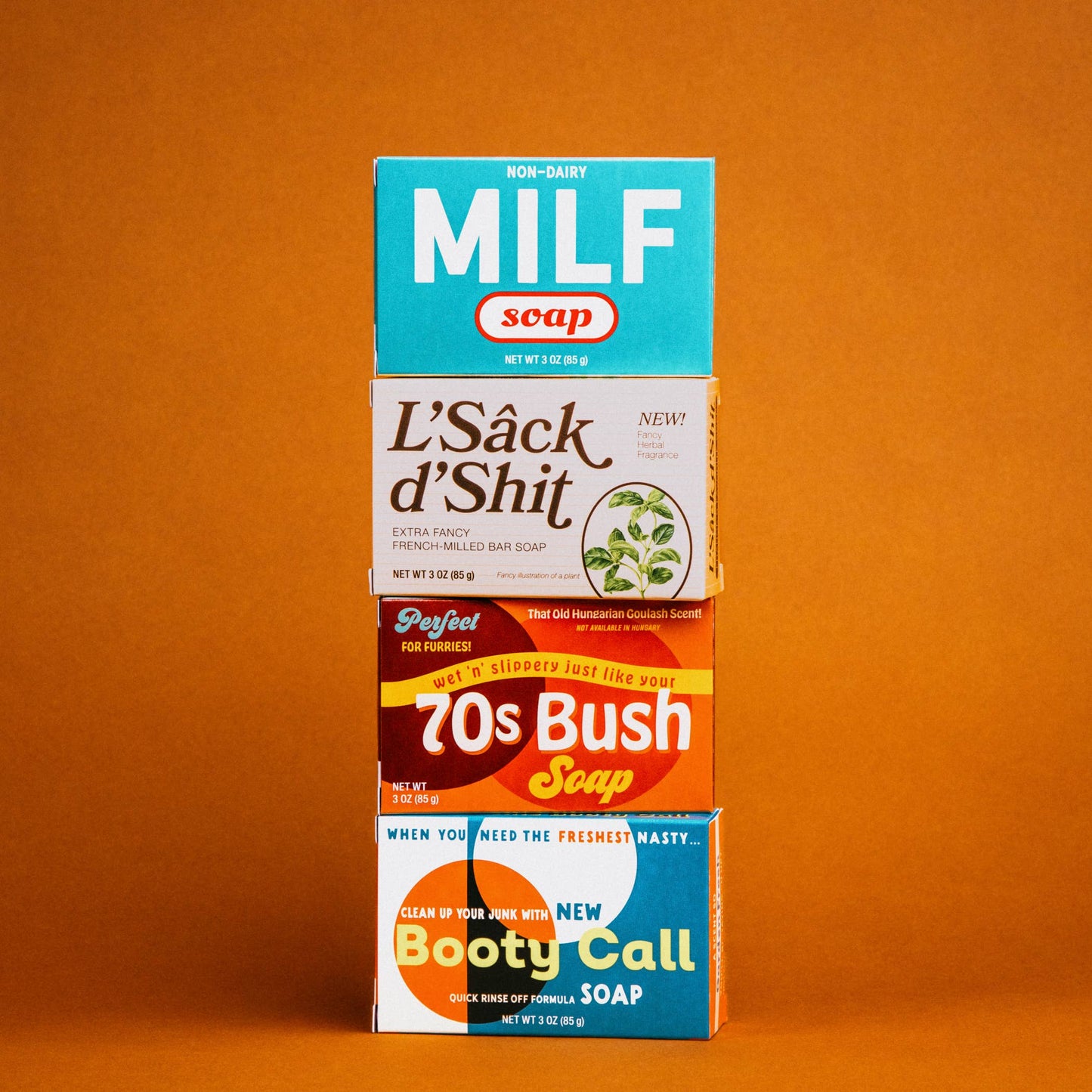 Whiskey River Soap Co. Whiskey River Soap Co. - Booty Call Triple Milled Boxed Bar Soap | Funny Soap
