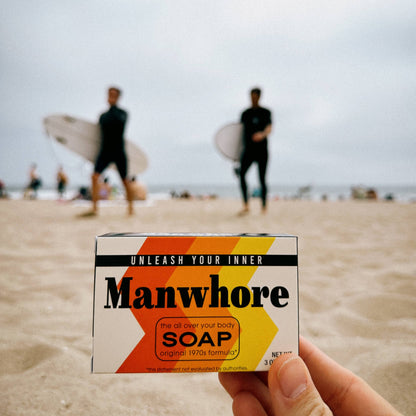 Whiskey River Soap Co. Whiskey River Soap Co. - Manwhore Triple Milled Boxed Bar Soap | Funny Soap