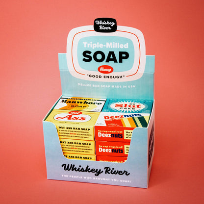 Whiskey River Soap Co. Whiskey River Soap Co. - Manwhore Triple Milled Boxed Bar Soap | Funny Soap