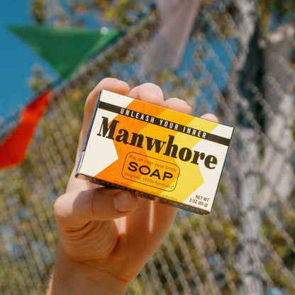 Whiskey River Soap Co. Whiskey River Soap Co. - Manwhore Triple Milled Boxed Bar Soap | Funny Soap