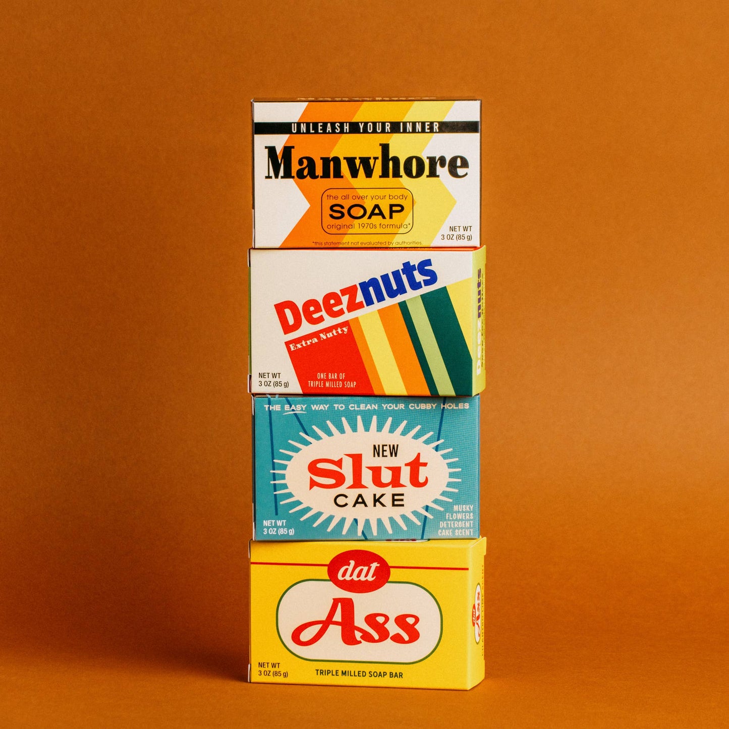 Whiskey River Soap Co. Whiskey River Soap Co. - Manwhore Triple Milled Boxed Bar Soap | Funny Soap