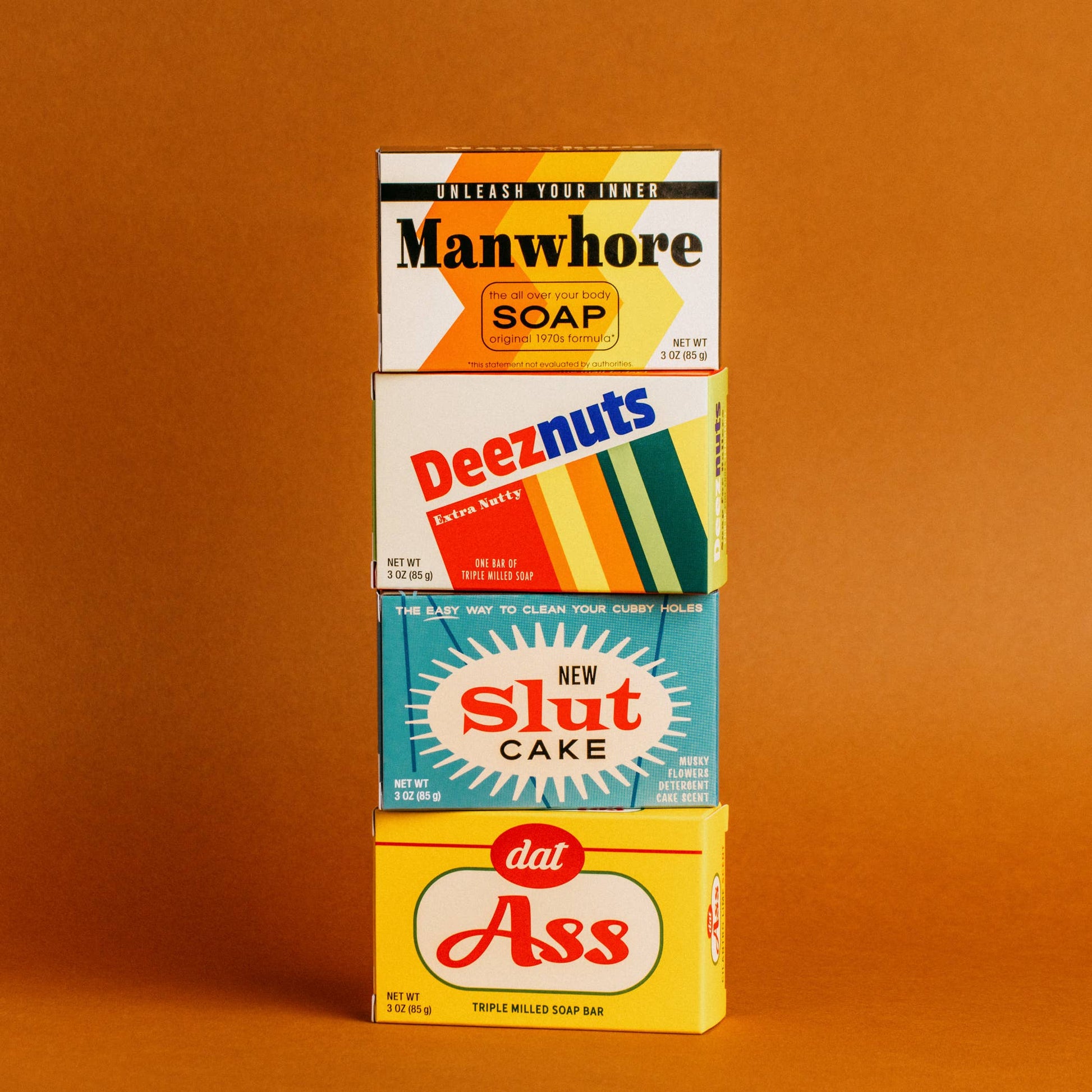 Whiskey River Soap Co. Whiskey River Soap Co. - Manwhore Triple Milled Boxed Bar Soap | Funny Soap