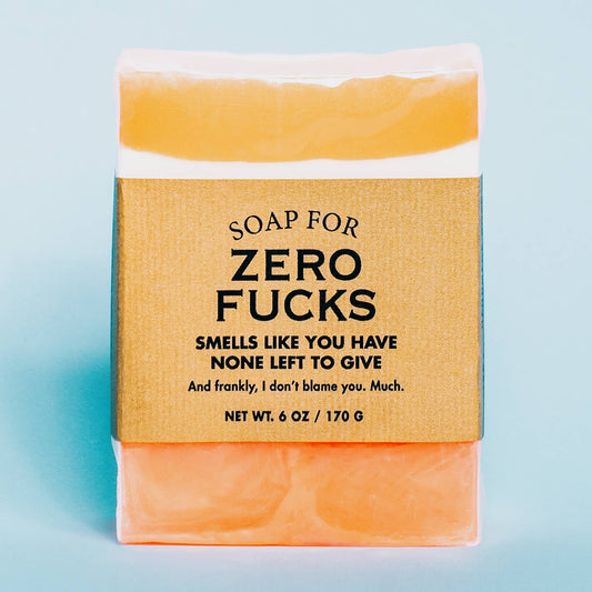 Whiskey River Soap Co. Whiskey River Soap Co. - Soap for Zero Fucks | Funny Soap