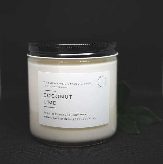 Wicked Weave’s Candle Studio 2.4 oz Wax Melts Wicked Weave’s Candle Studio - Coconut Lime Soy Wax Candle (3 Size Options)