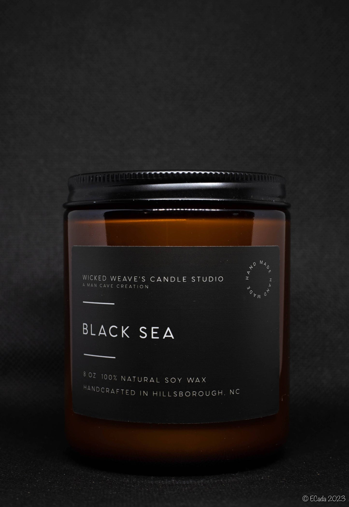 Wicked Weave’s Candle Studio Wicked Weave’s Candle Studio - Black Sea Soy Wax Candle (4 Size Options): 2.4 oz Wax Melts