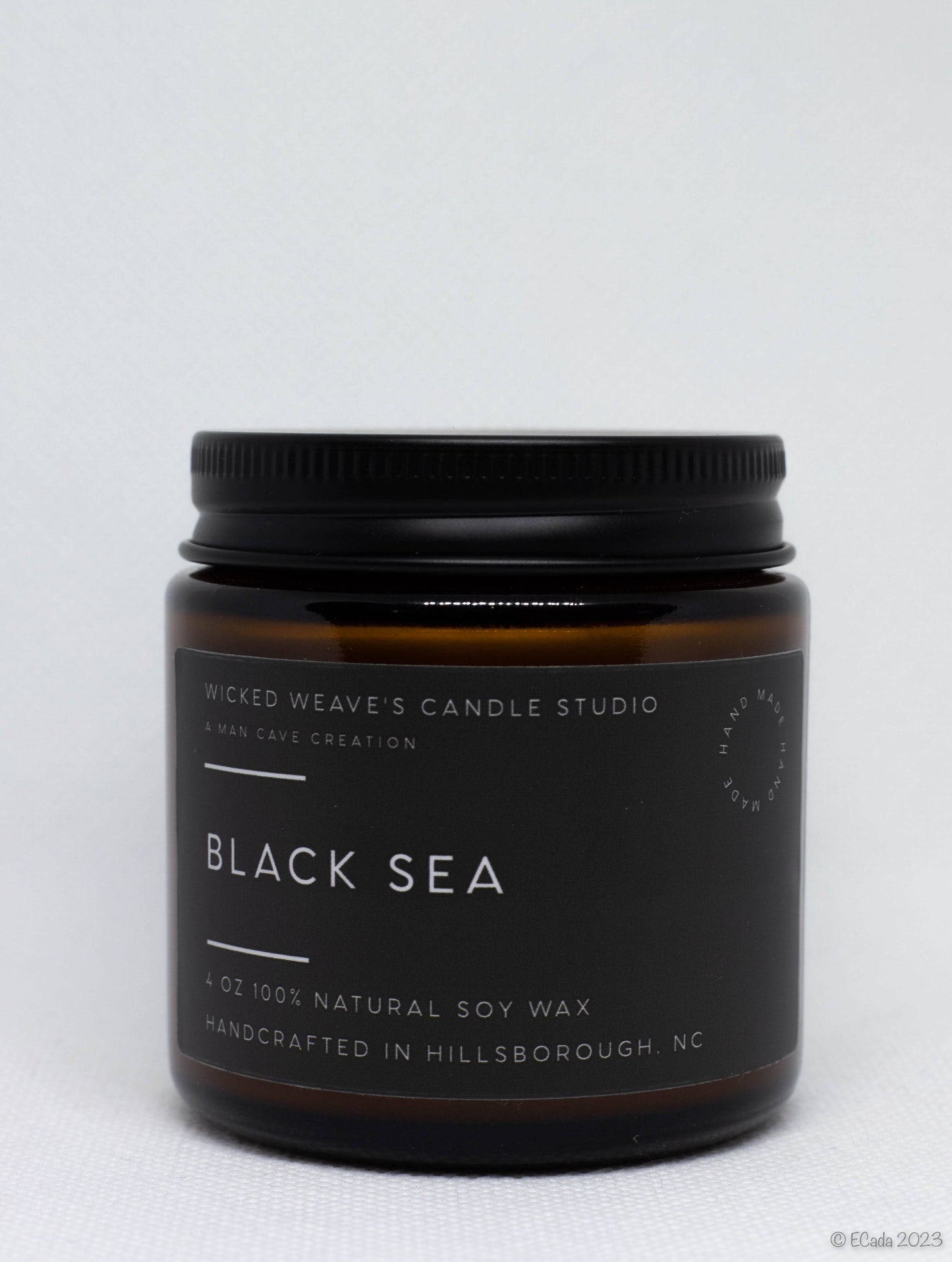 Wicked Weave’s Candle Studio Wicked Weave’s Candle Studio - Black Sea Soy Wax Candle (4 Size Options): 2.4 oz Wax Melts