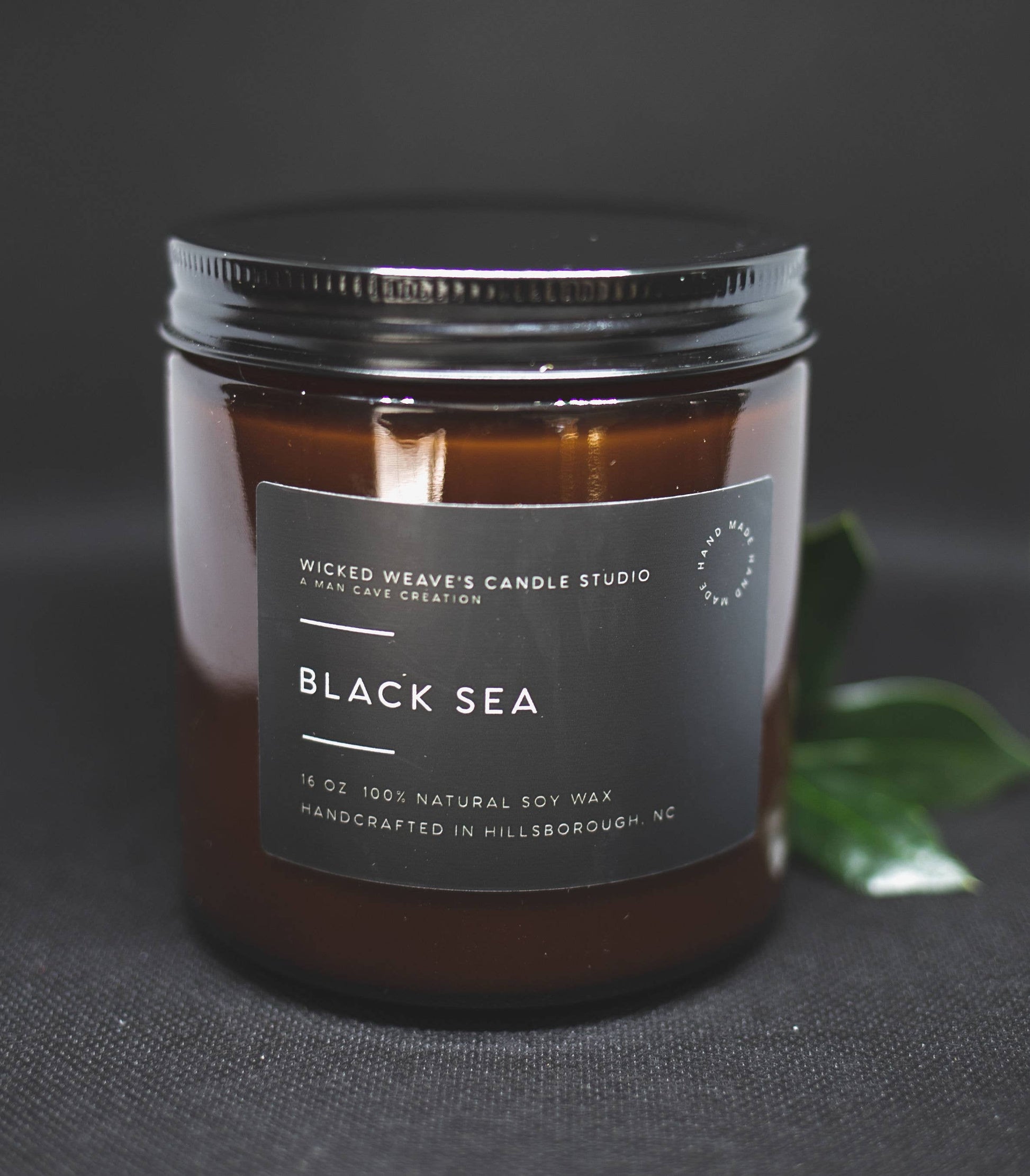 Wicked Weave’s Candle Studio Wicked Weave’s Candle Studio - Black Sea Soy Wax Candle (4 Size Options): 2.4 oz Wax Melts