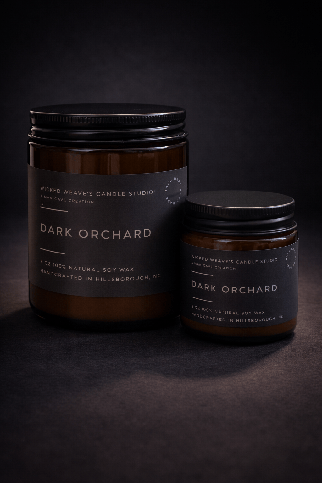 Wicked Weave’s Candle Studio Wicked Weave’s Candle Studio - Dark Orchard  Soy Wax Candle (4 Size Options): 2.4 oz Wax Melts