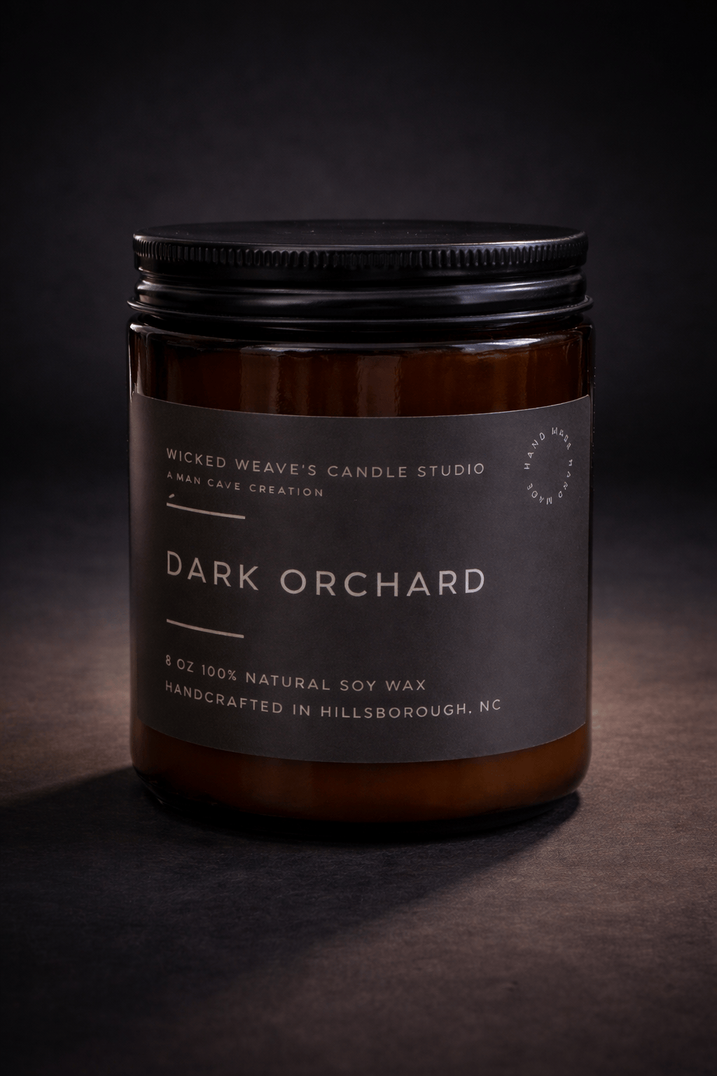 Wicked Weave’s Candle Studio Wicked Weave’s Candle Studio - Dark Orchard  Soy Wax Candle (4 Size Options): 2.4 oz Wax Melts