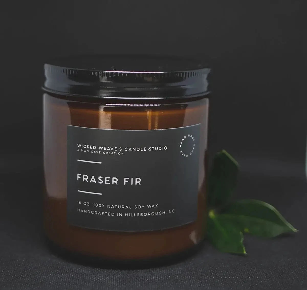 Wicked Weave’s Candle Studio Wicked Weave’s Candle Studio - Fraser Fir Soy Wax Candle (5 Size Options) : 8oz Jar Candle