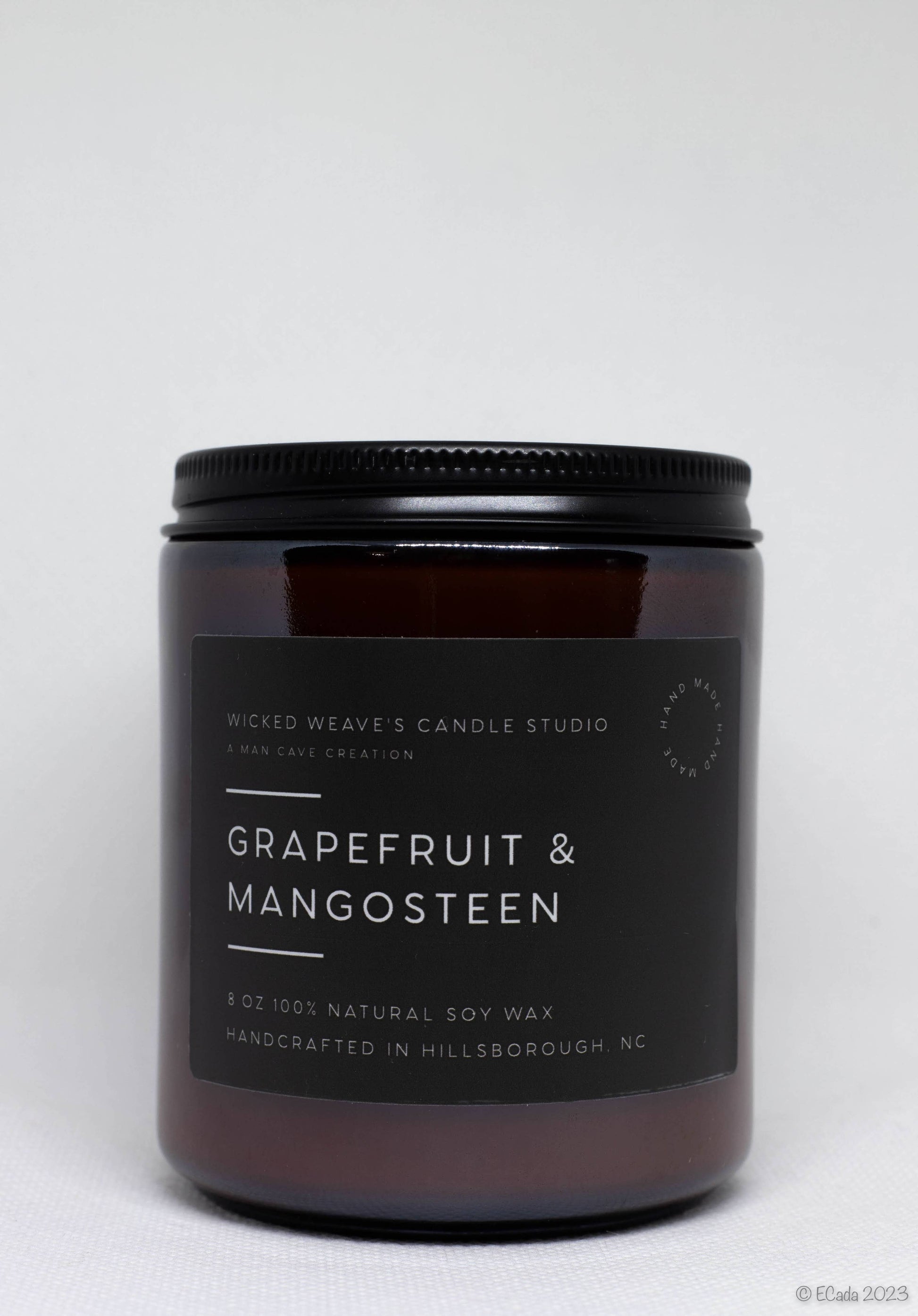 Wicked Weave’s Candle Studio Wicked Weave’s Candle Studio - Grapefruit & Mangosteen Soy Wax Candle (4 size options): 2.4 oz Wax Melt