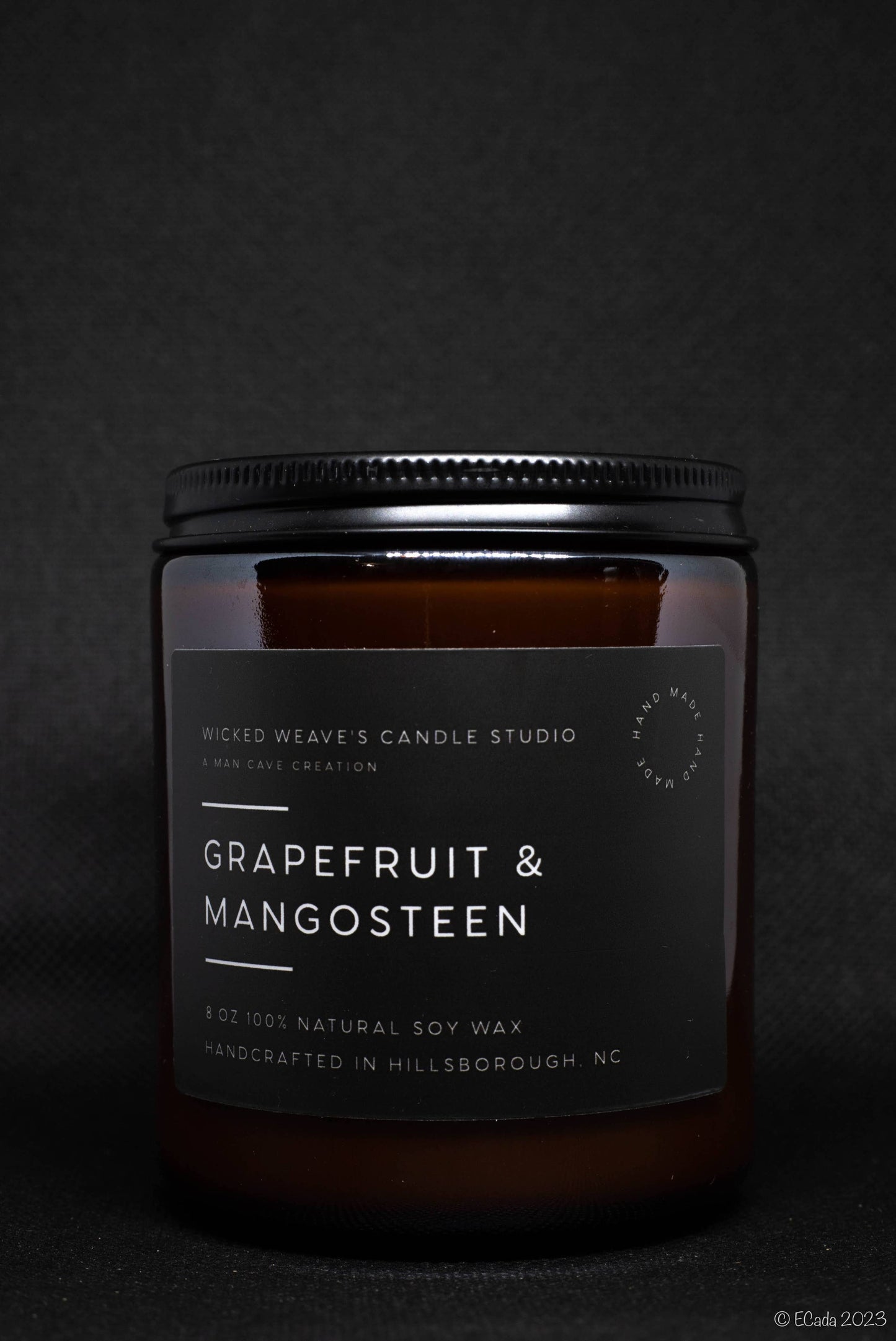 Wicked Weave’s Candle Studio Wicked Weave’s Candle Studio - Grapefruit & Mangosteen Soy Wax Candle (4 size options): 2.4 oz Wax Melt