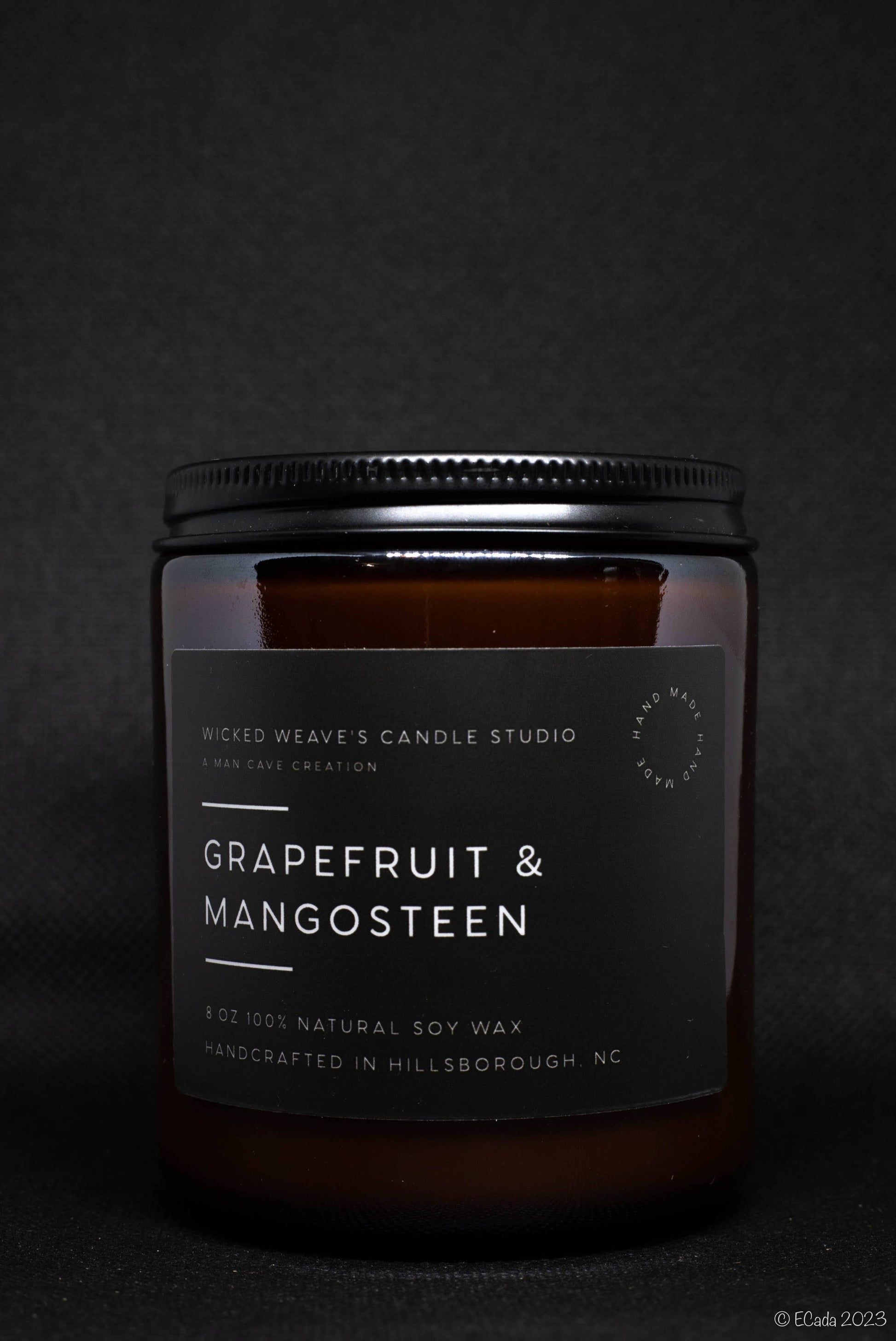 Wicked Weave’s Candle Studio Wicked Weave’s Candle Studio - Grapefruit & Mangosteen Soy Wax Candle (4 size options): 2.4 oz Wax Melt