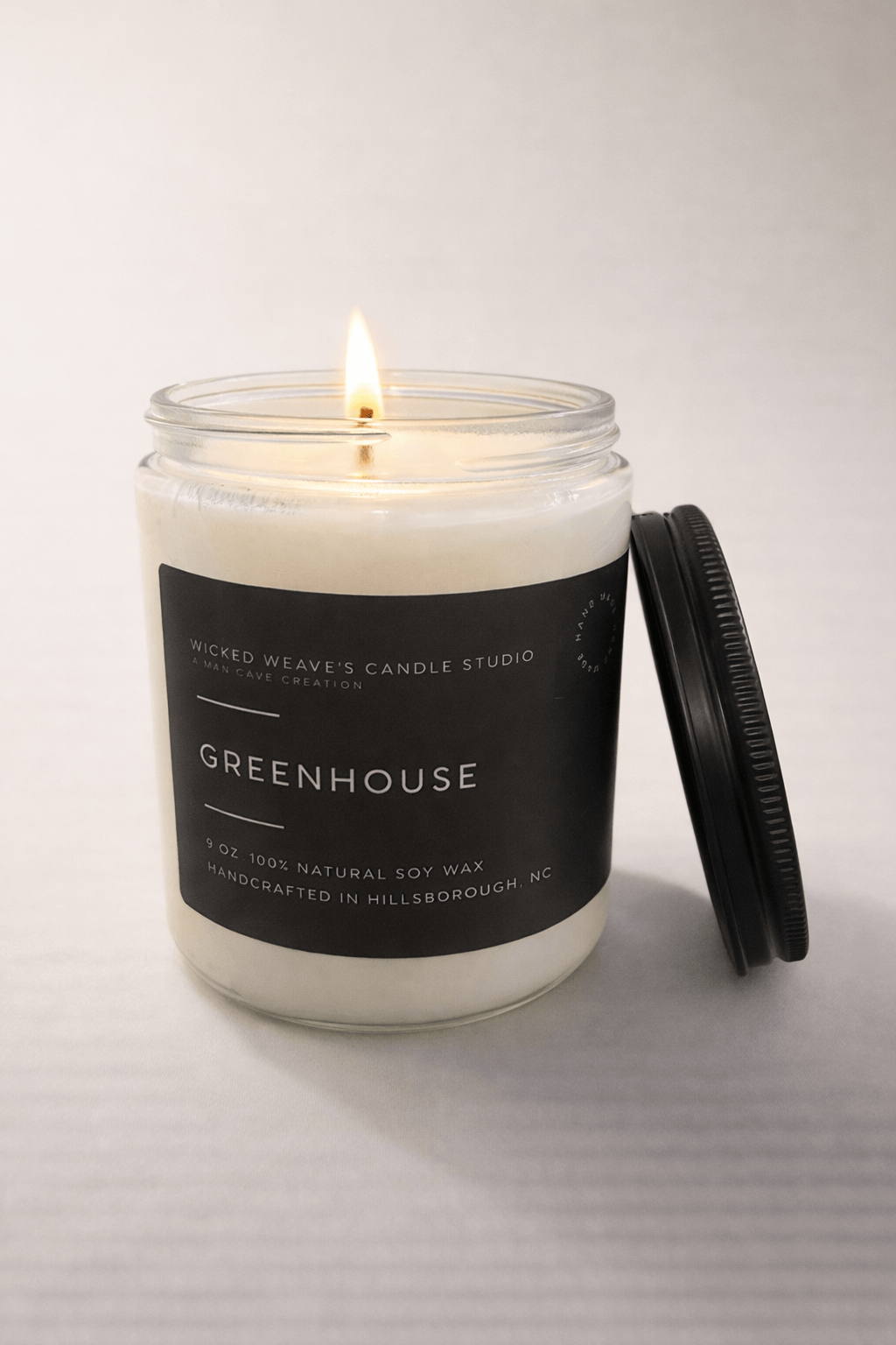 Wicked Weave’s Candle Studio Wicked Weave’s Candle Studio - Greenhouse Soy Wax Candle (4 Size Options): 2.4 oz Wax Melts