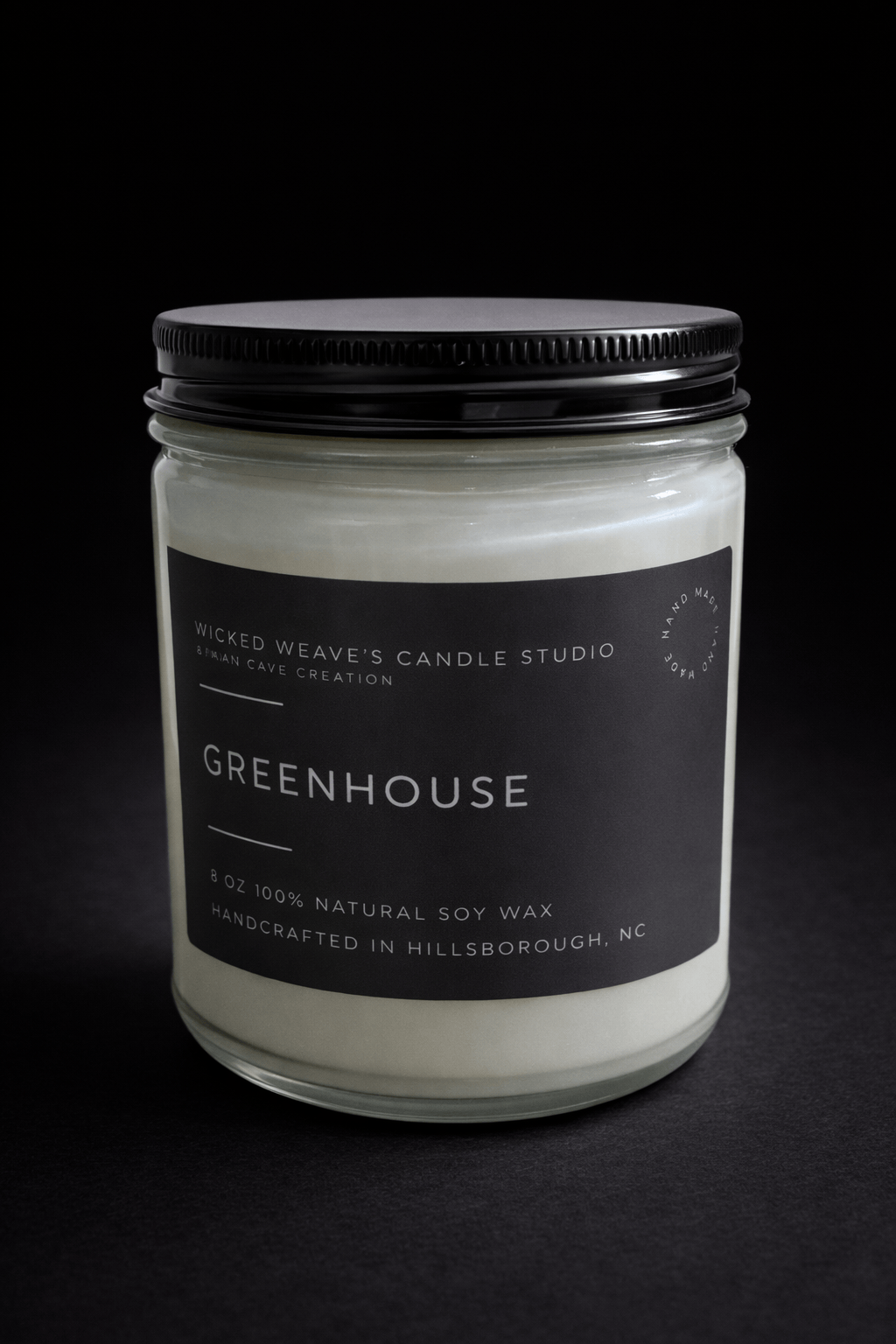 Wicked Weave’s Candle Studio Wicked Weave’s Candle Studio - Greenhouse Soy Wax Candle (4 Size Options): 2.4 oz Wax Melts