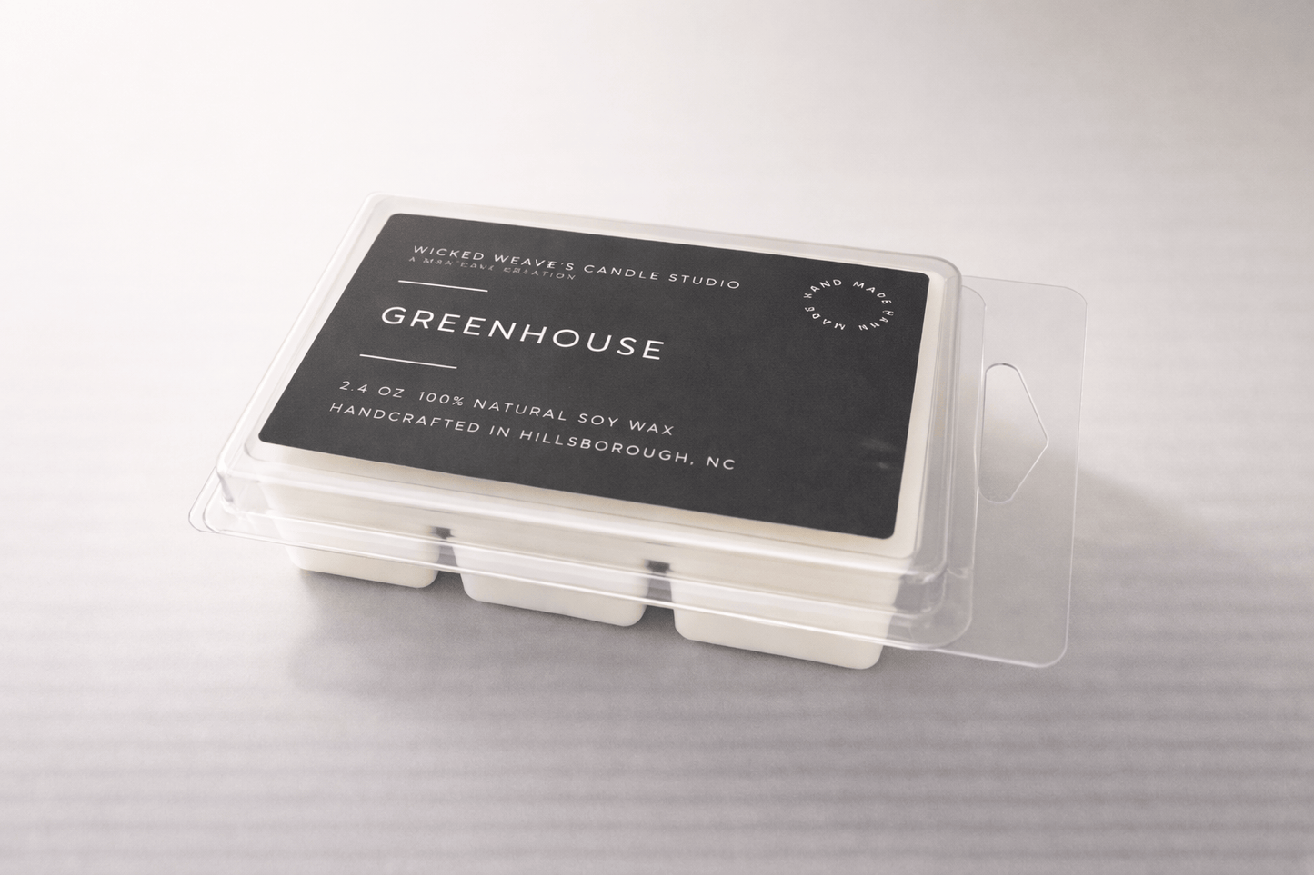 Wicked Weave’s Candle Studio Wicked Weave’s Candle Studio - Greenhouse Soy Wax Candle (4 Size Options): 2.4 oz Wax Melts