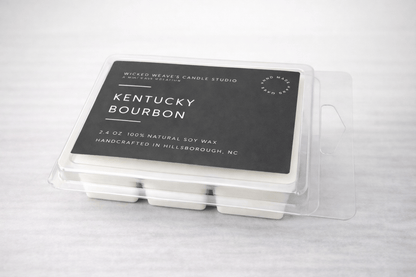 Wicked Weave’s Candle Studio Wicked Weave’s Candle Studio - Kentucky Bourbon Soy Wax Candle (4 Size options): 2.4 oz Wax Melts