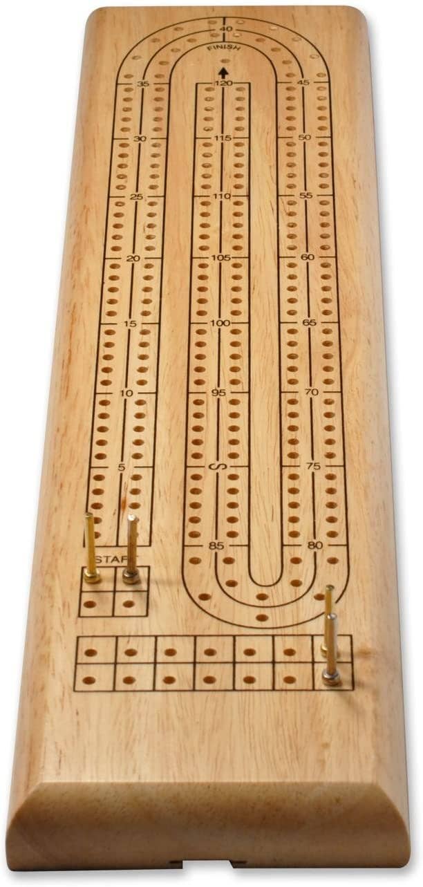 Wood Expressions Wood Expressions - Classic Cribbage Set - Solid Wood 2 Track