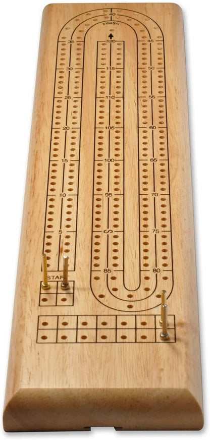 Wood Expressions Wood Expressions - Classic Cribbage Set - Solid Wood 2 Track