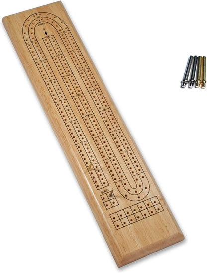 Wood Expressions Wood Expressions - Classic Cribbage Set - Solid Wood 2 Track
