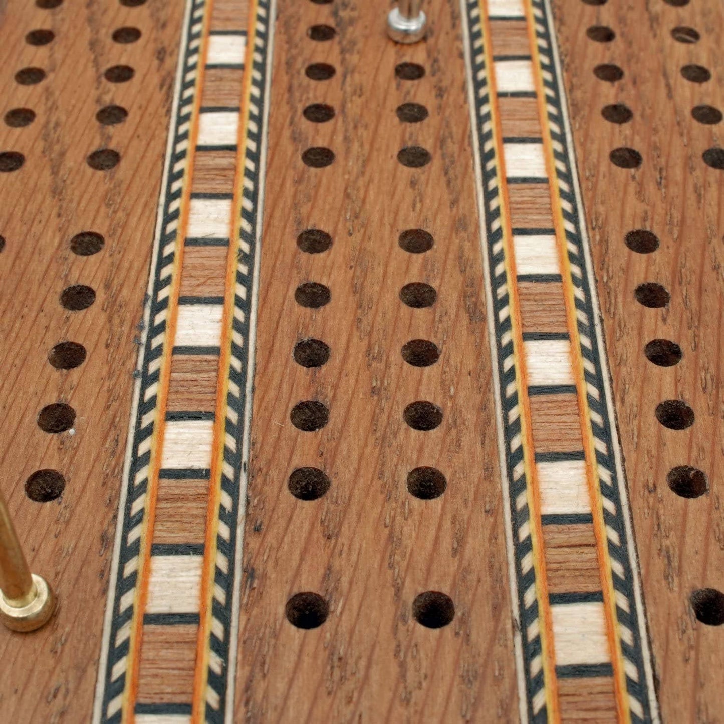 Wood Expressions Wood Expressions - Cribbage Set - Solid Oak Medium Stained Sprint 3 Track