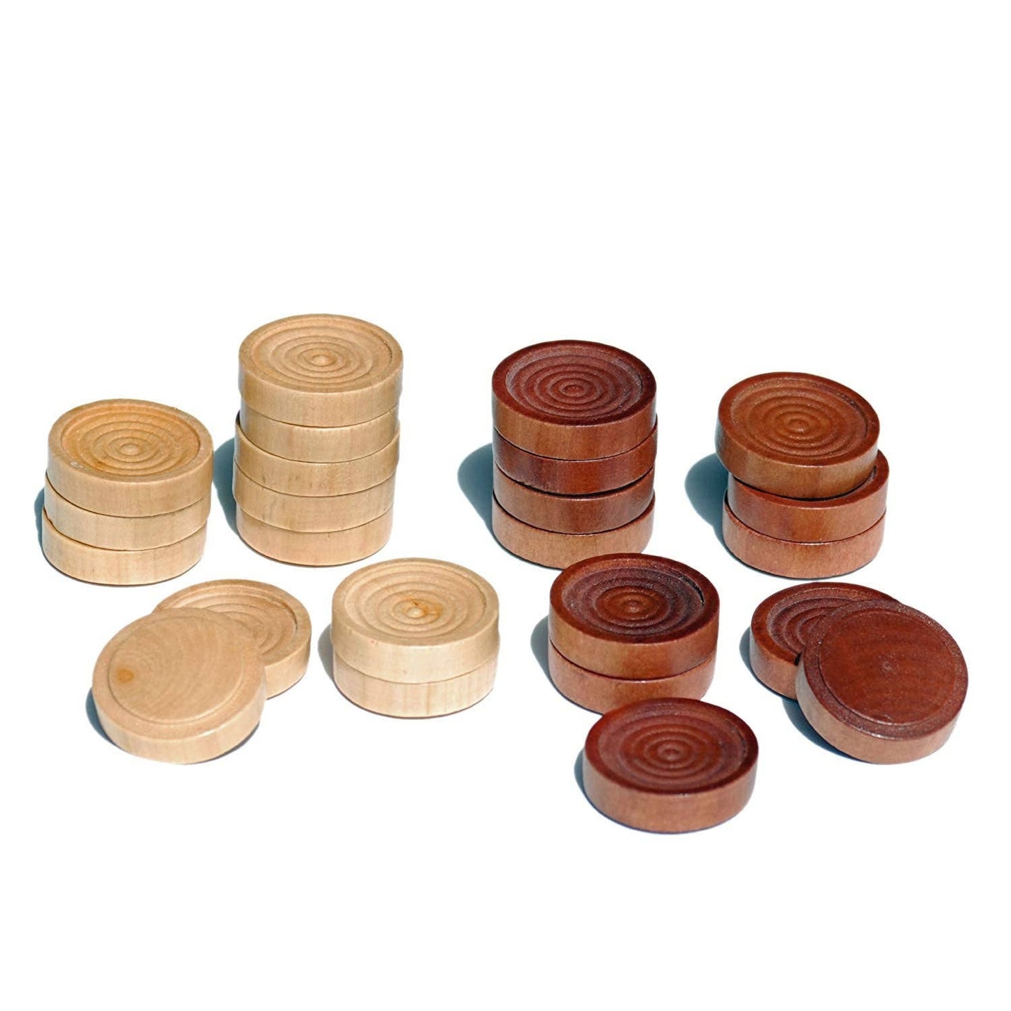 Wood Expressions Wood Expressions - French Staunton Wood Chess & Checkers Set, 15 inch