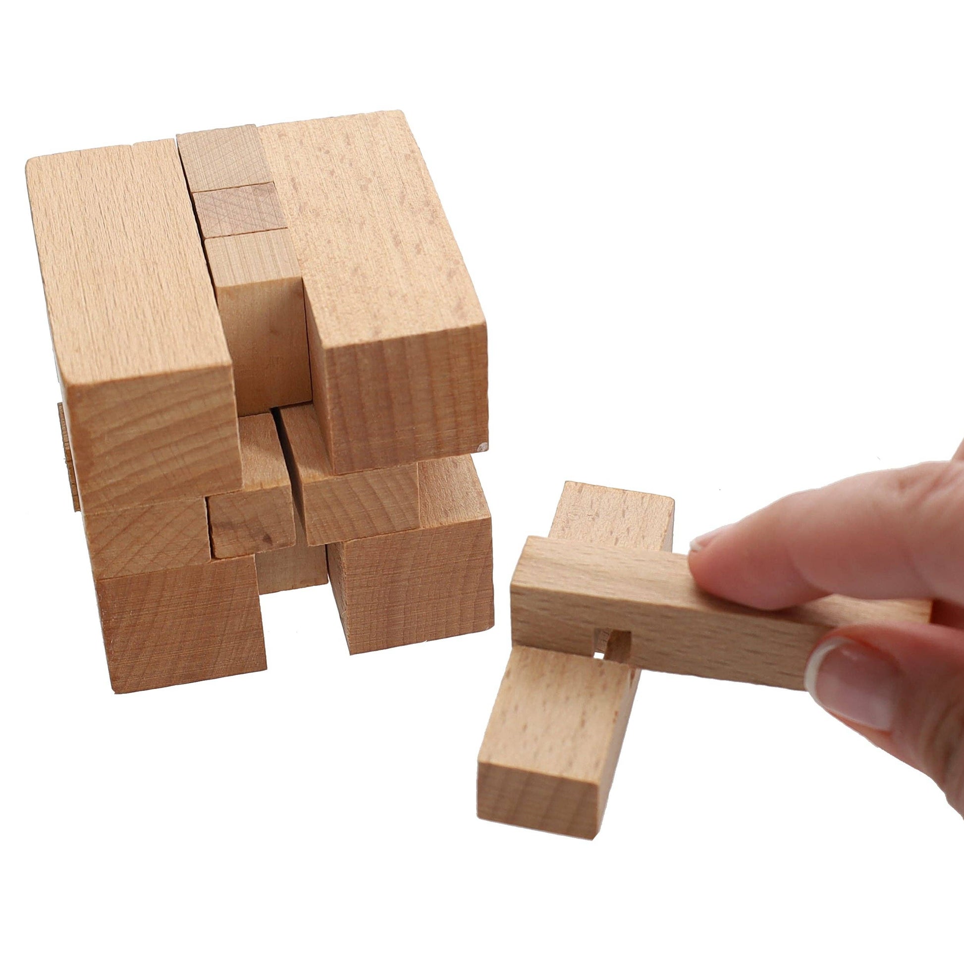 Wood Expressions Wood Expressions - Solid Wood 3D Cube Puzzle
