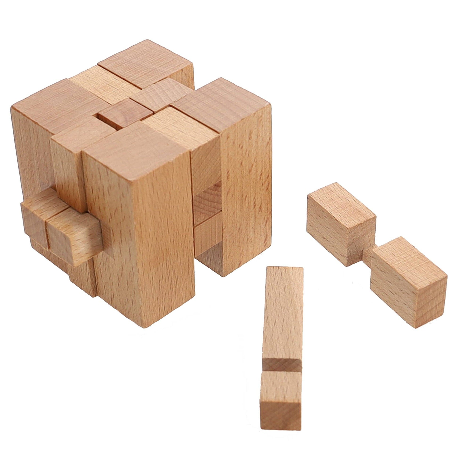 Wood Expressions Wood Expressions - Solid Wood 3D Cube Puzzle