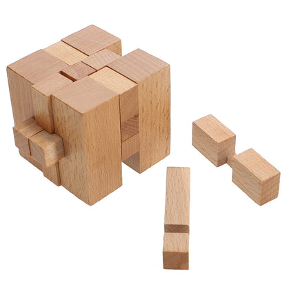 Wood Expressions Wood Expressions - Solid Wood 3D Cube Puzzle