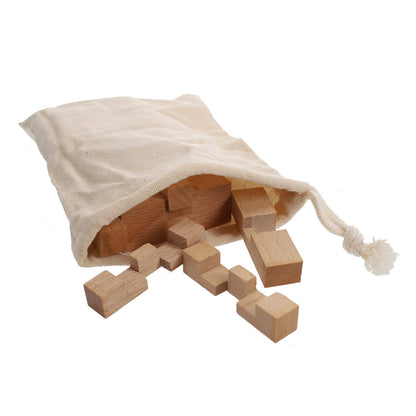 Wood Expressions Wood Expressions - Solid Wood 3D Cube Puzzle