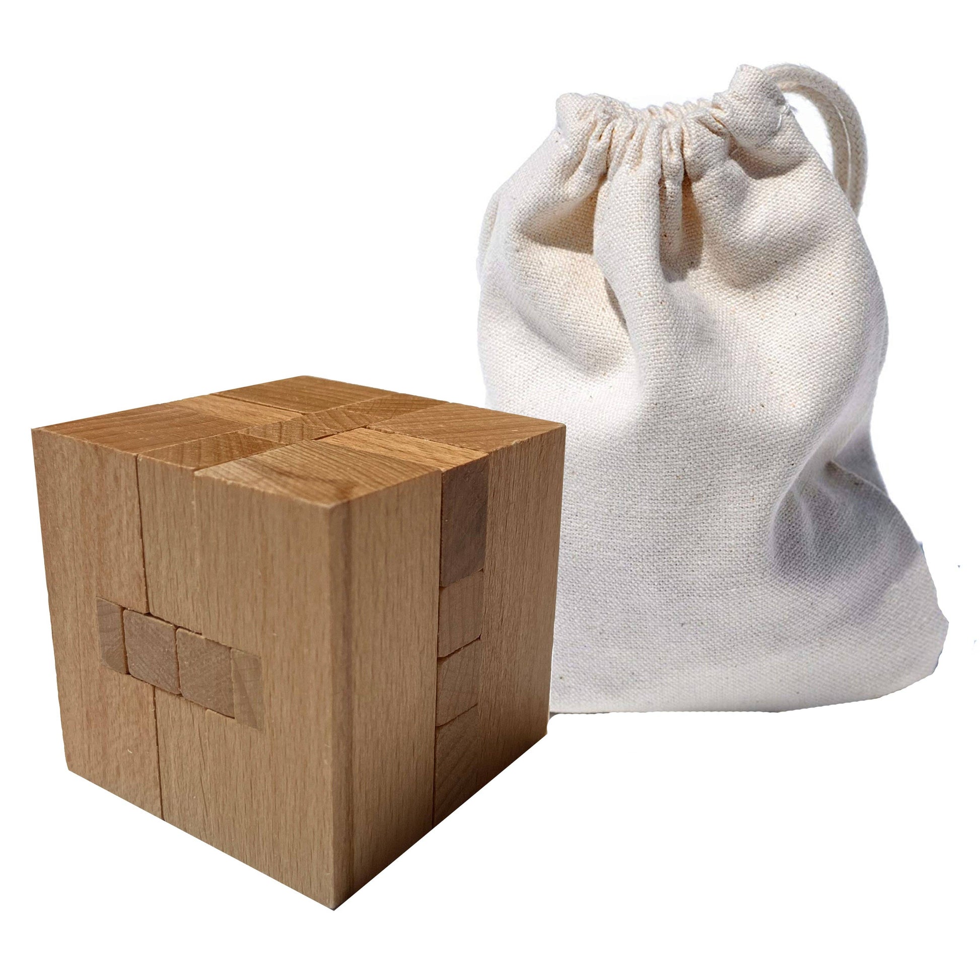 Wood Expressions Wood Expressions - Solid Wood 3D Cube Puzzle