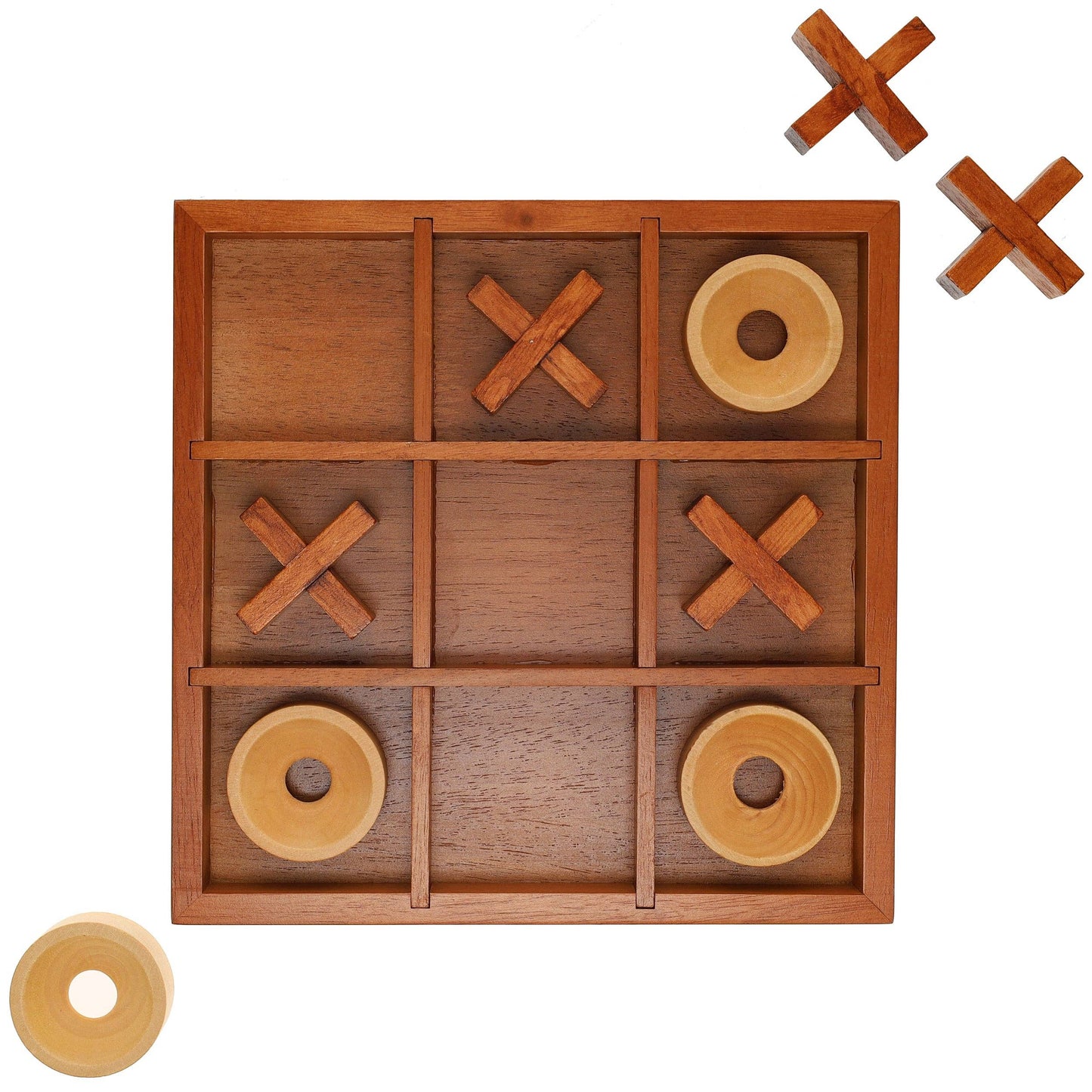 Wood Expressions Wood Expressions - Tic Tac Toe Wooden Board Game