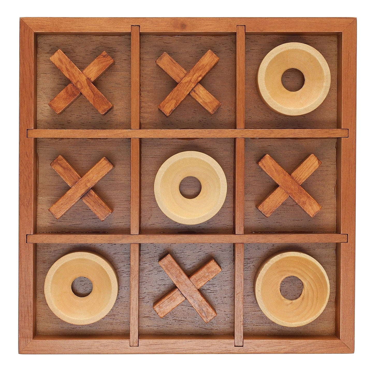 Wood Expressions Wood Expressions - Tic Tac Toe Wooden Board Game