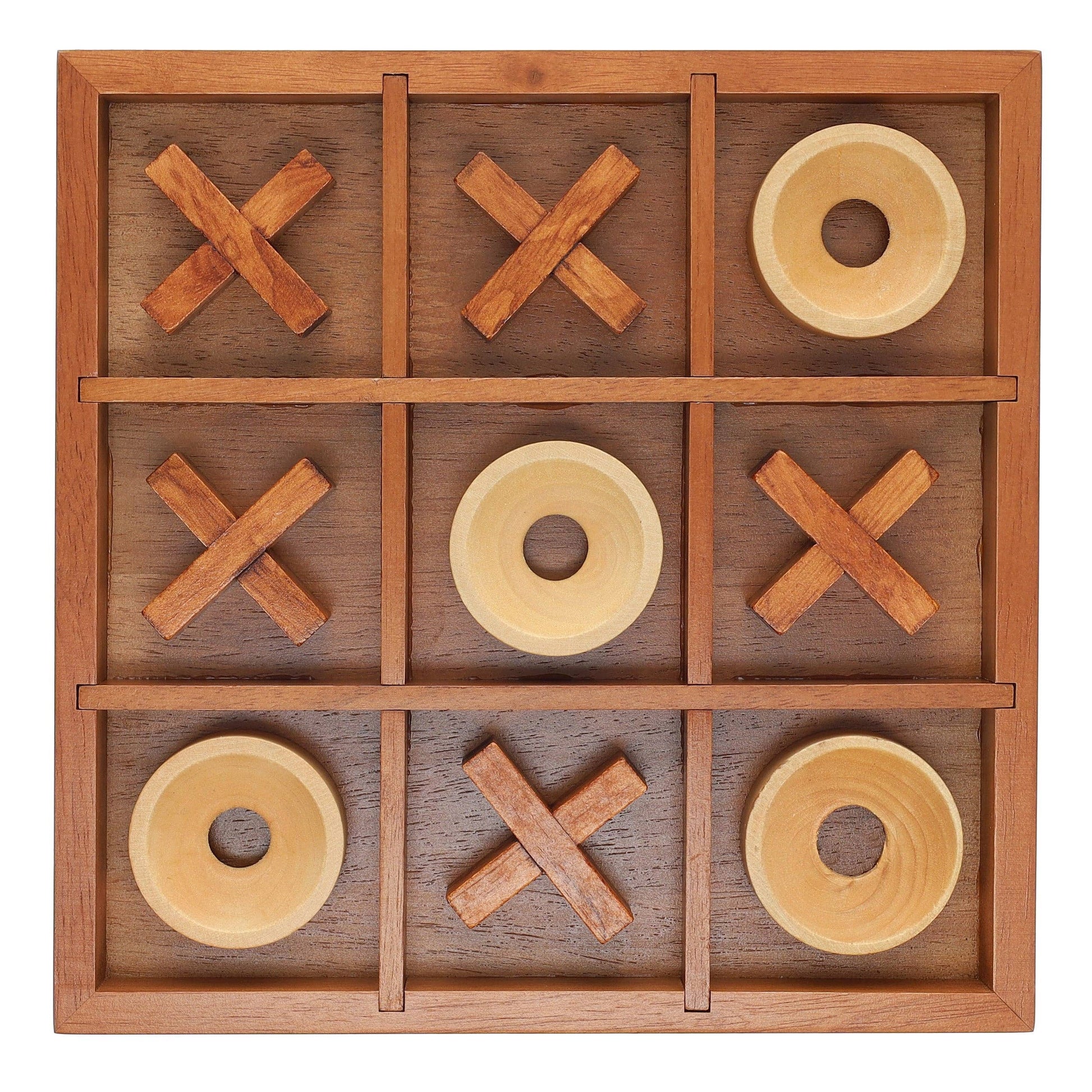 Wood Expressions Wood Expressions - Tic Tac Toe Wooden Board Game