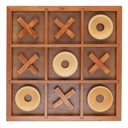 Wood Expressions Wood Expressions - Tic Tac Toe Wooden Board Game
