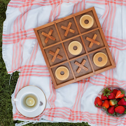 Wood Expressions Wood Expressions - Tic Tac Toe Wooden Board Game