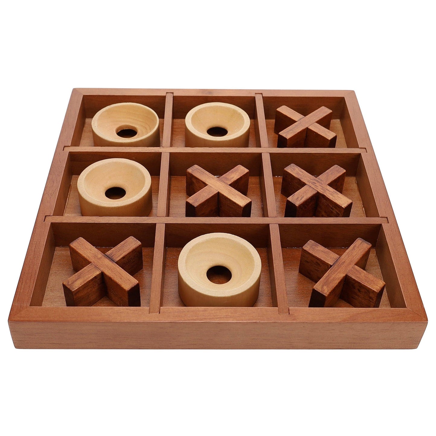 Wood Expressions Wood Expressions - Tic Tac Toe Wooden Board Game