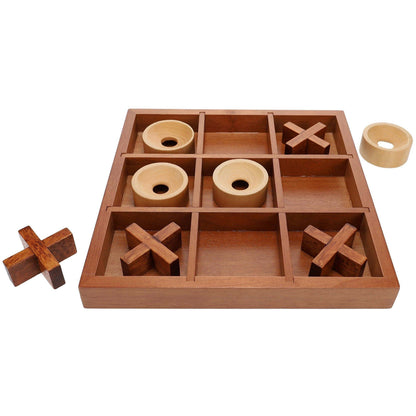 Wood Expressions Wood Expressions - Tic Tac Toe Wooden Board Game