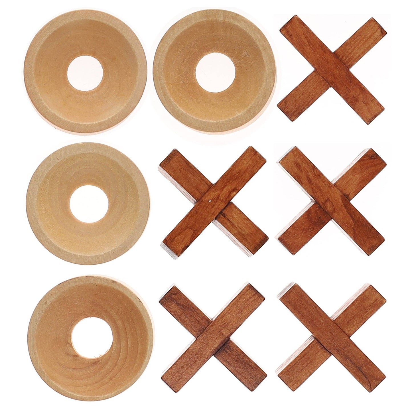 Wood Expressions Wood Expressions - Tic Tac Toe Wooden Board Game