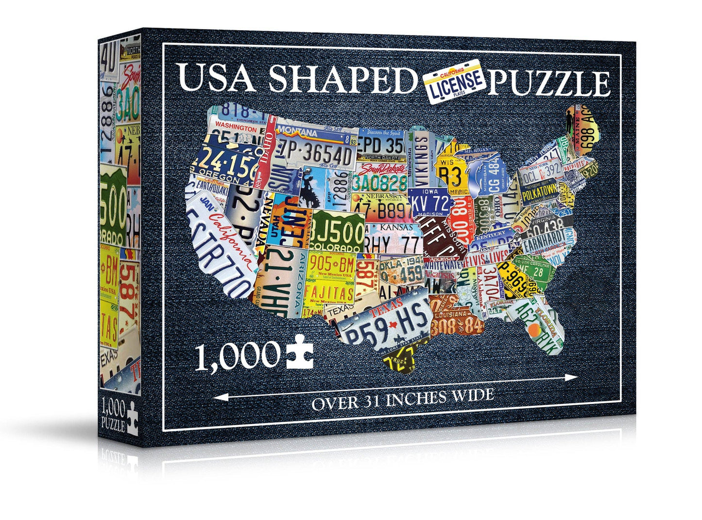 Wood Expressions Wood Expressions - USA License Plates Jigsaw Puzzle