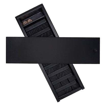 Wood Expressions Wood Expressions - WE Games Black Wooden Blocks Stacking Tower Game, 12 in.: Black