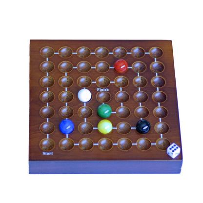 Wood Expressions Wood Expressions - WE Games Cat & Mouse Wooden Travel Game - 5 inches