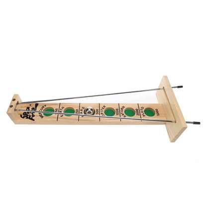 Wood Expressions Wood Expressions - WE Games Shoot The Moon - a Classic 1940's Nostalgia Game - Solid Natural Wood - 17.5 inches