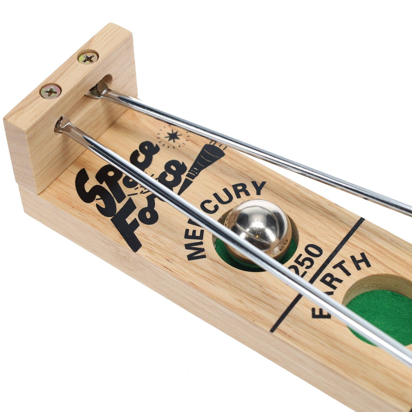 Wood Expressions Wood Expressions - WE Games Shoot The Moon - a Classic 1940's Nostalgia Game - Solid Natural Wood - 17.5 inches