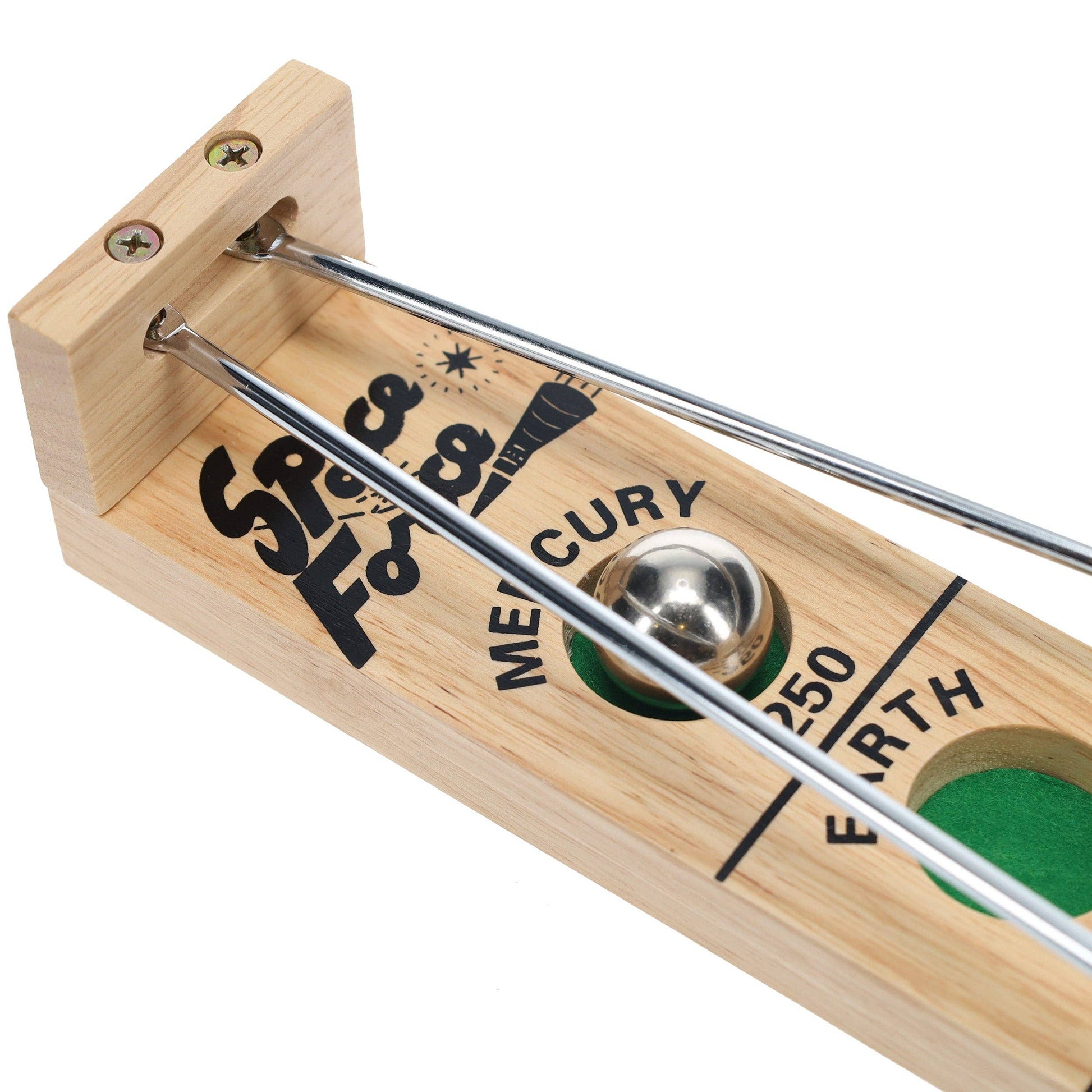 Wood Expressions Wood Expressions - WE Games Shoot The Moon - a Classic 1940's Nostalgia Game - Solid Natural Wood - 17.5 inches